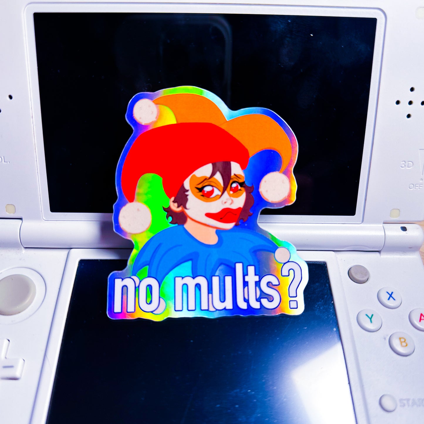 balatro joker holographic sticker