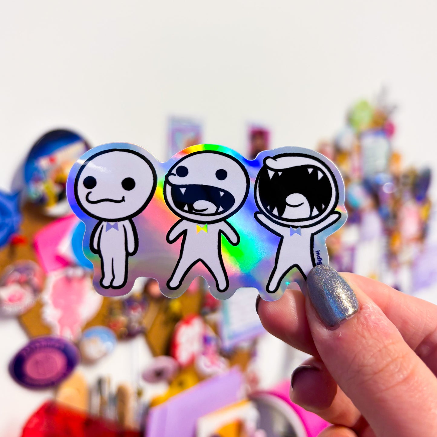 Rhythm Heaven Glee Club Holographic Sticker | Rhythm Paradise DS Wii Vinyl Sticker