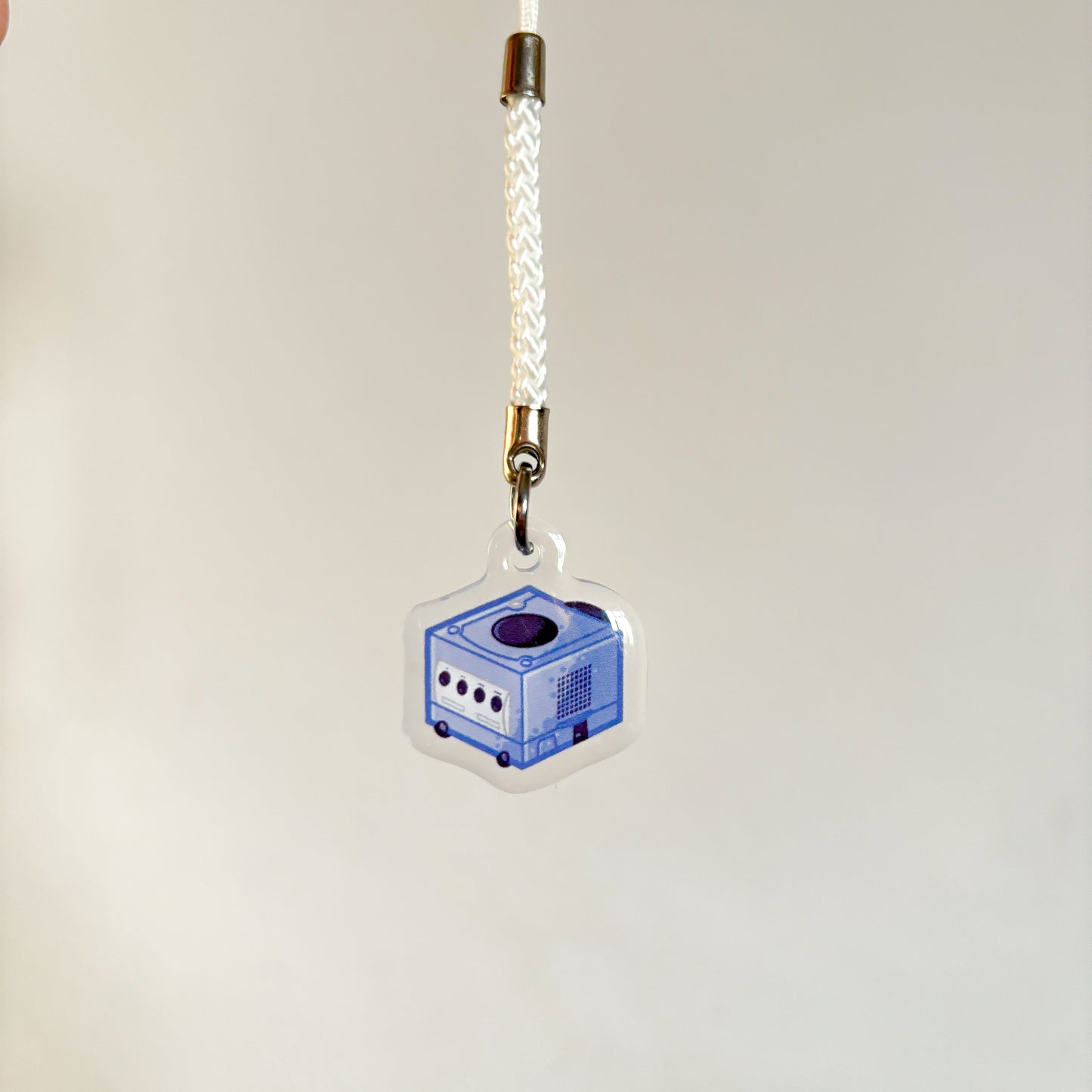 GameCube Mini Charm | Retro Console Phone Charm Nostalgia Gift for Gamers