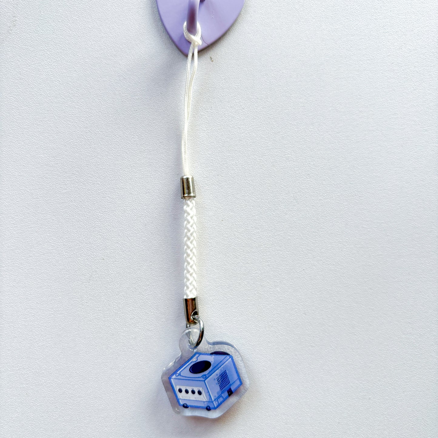 GameCube Mini Charm | Retro Console Phone Charm Nostalgia Gift for Gamers