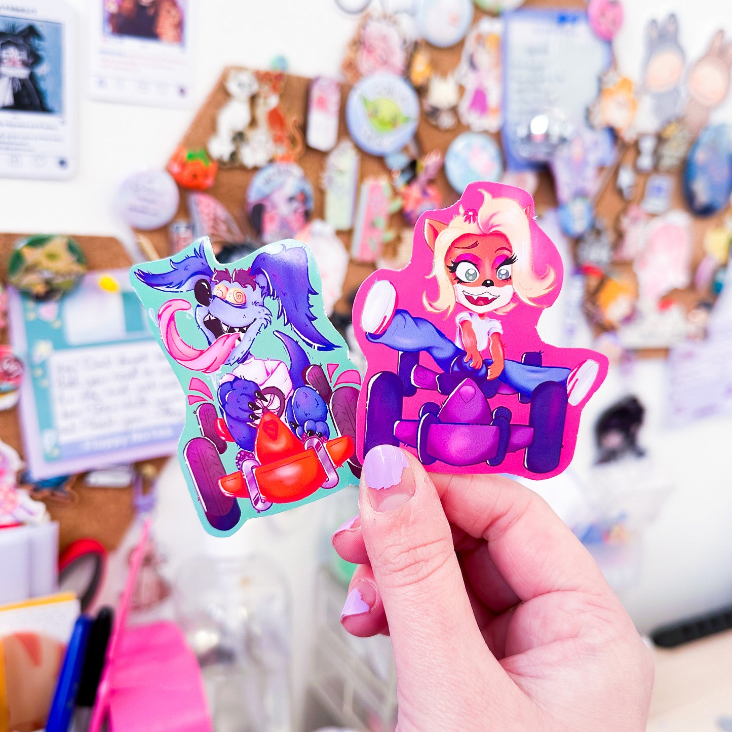 Crash Bandicoot Crash Team Racing Magnets