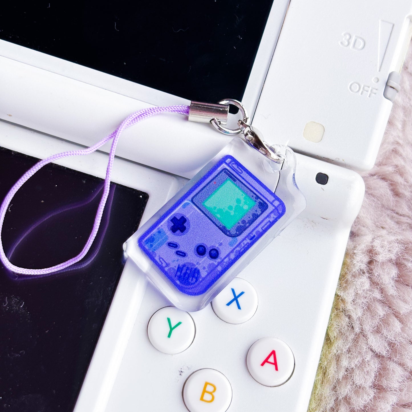 Gameboy Original Mini Charm | Retro Console Phone Charm Nostalgia Gift for Gamers