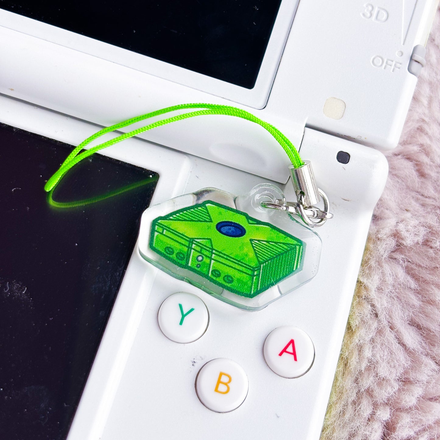 Xbox Original Mini Charm | Retro Console Phone Charm Nostalgia Gift for Gamers
