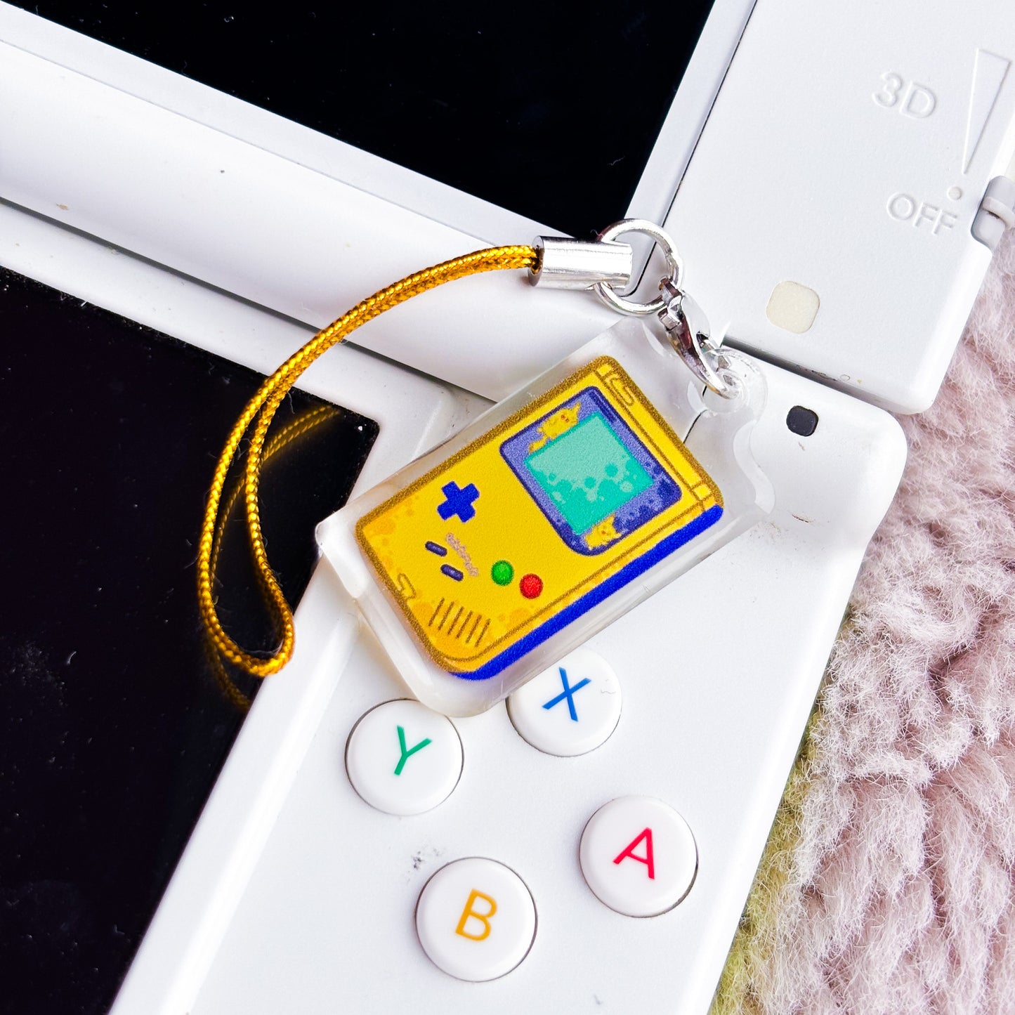 Gameboy Original Mini Charm | Retro Console Phone Charm Nostalgia Gift for Gamers