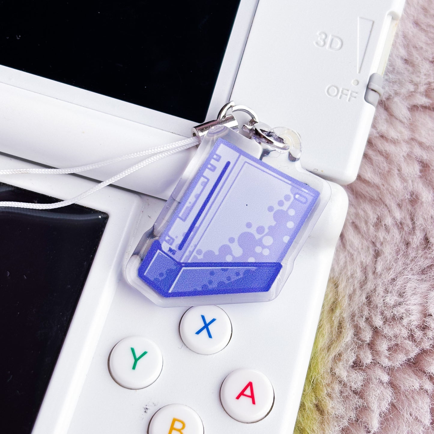 Wii Console Mini Charm | Retro Console Phone Charm Nostalgia Gift for Gamers
