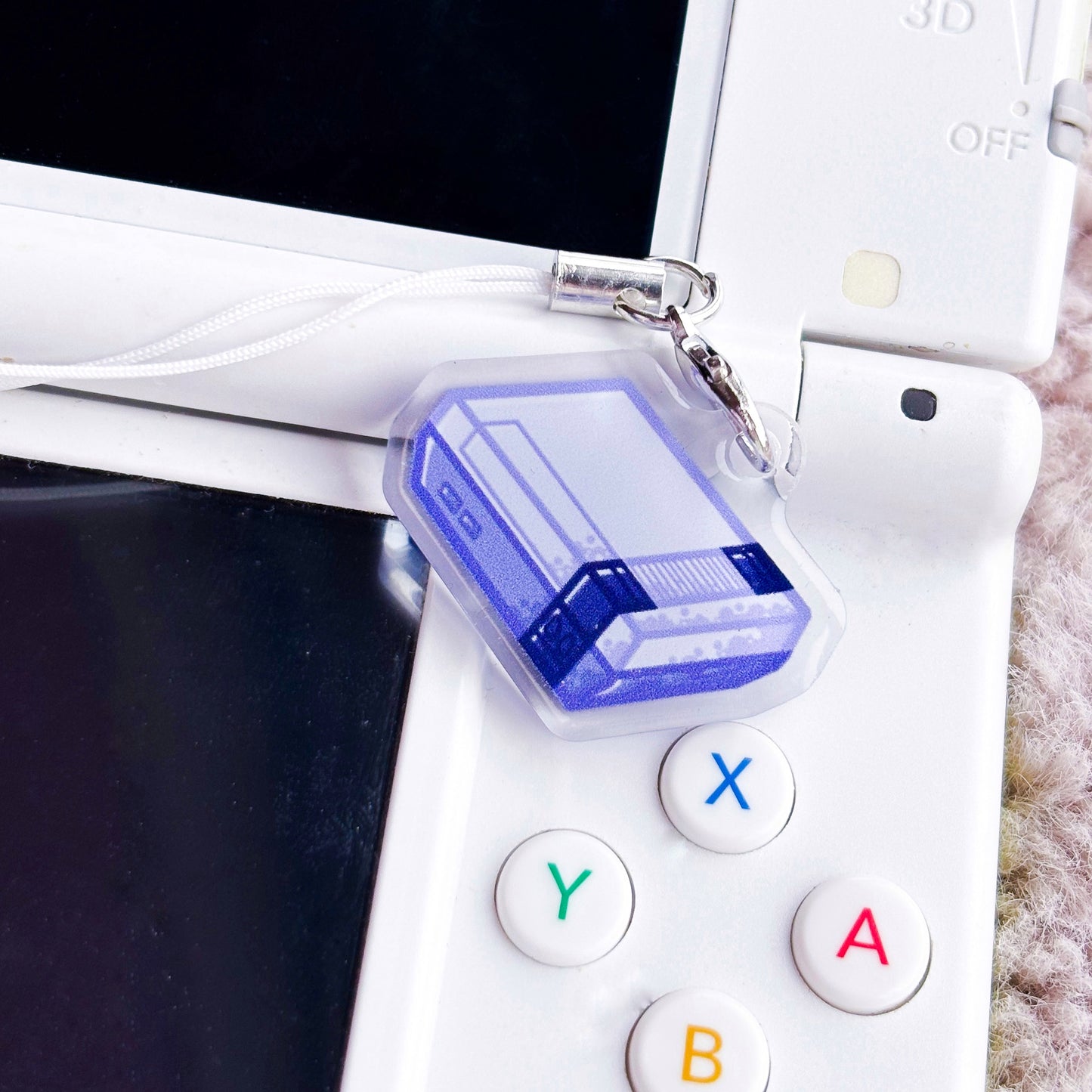 NES Mini Charm | Retro Console Phone Charm Nostalgia Gift for Gamers