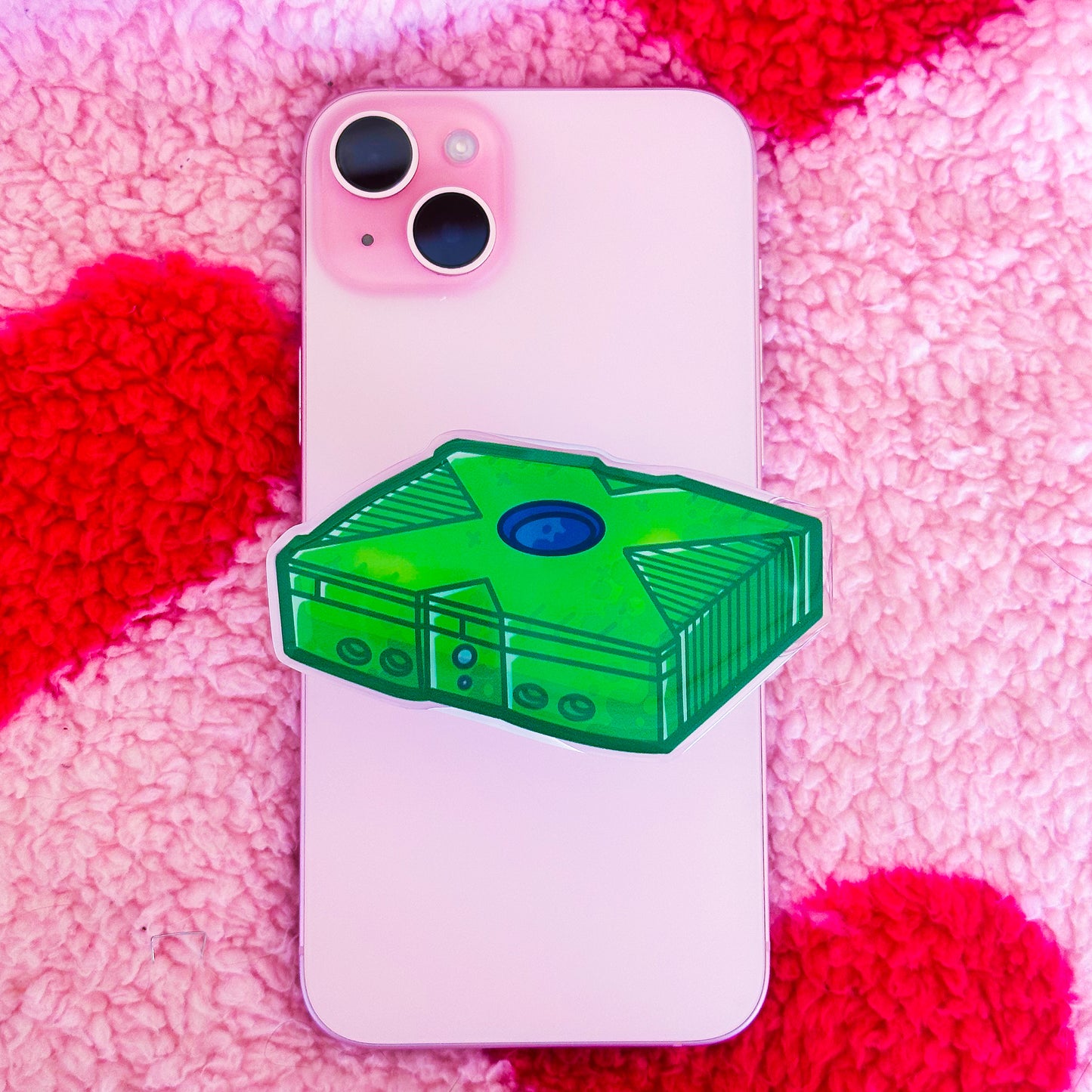 Xbox Original Phone Grip | Game Console Pop Grip Retro Nostalgia Grip
