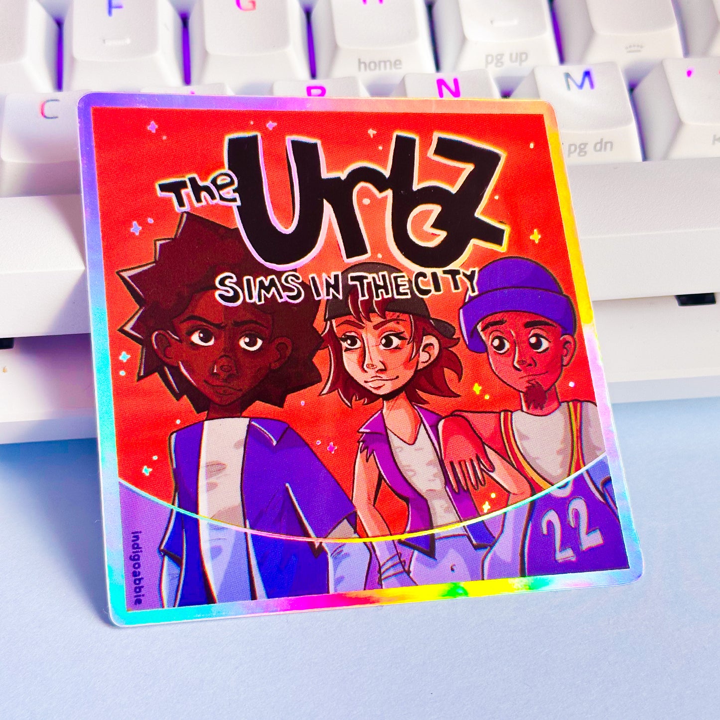 The Urbz DS Holographic Sticker | Urbz Nintendo DS Retro Sticker