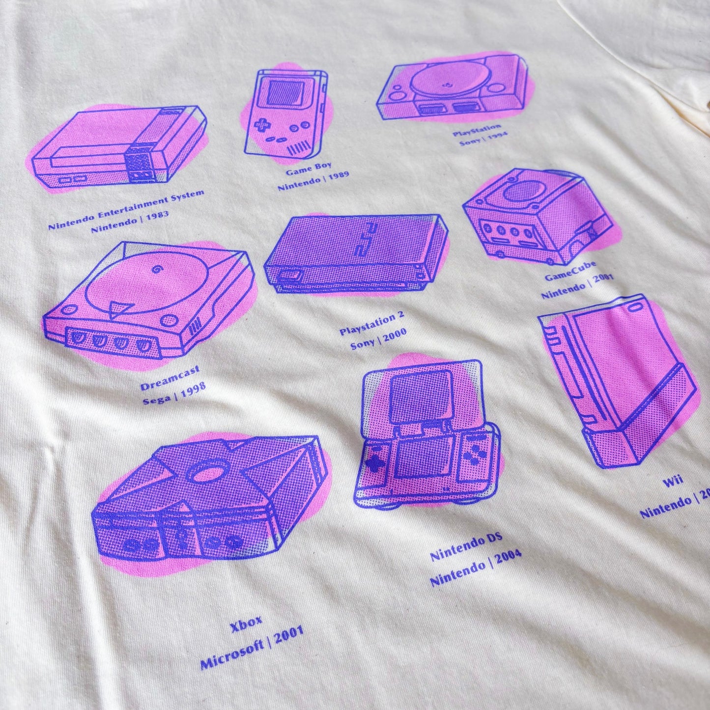 Game Console Screenprinted T-Shirt