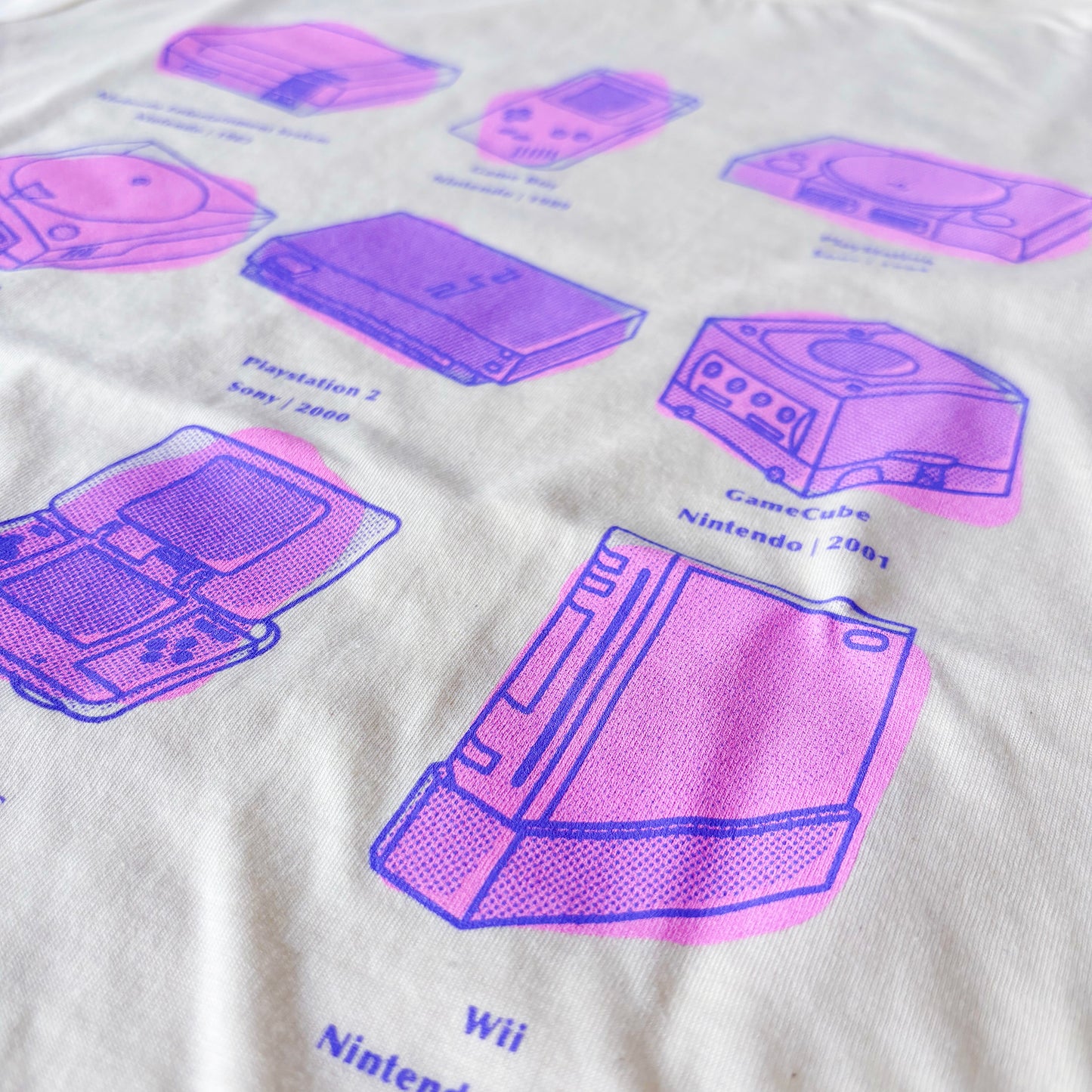 Game Console Screenprinted T-Shirt