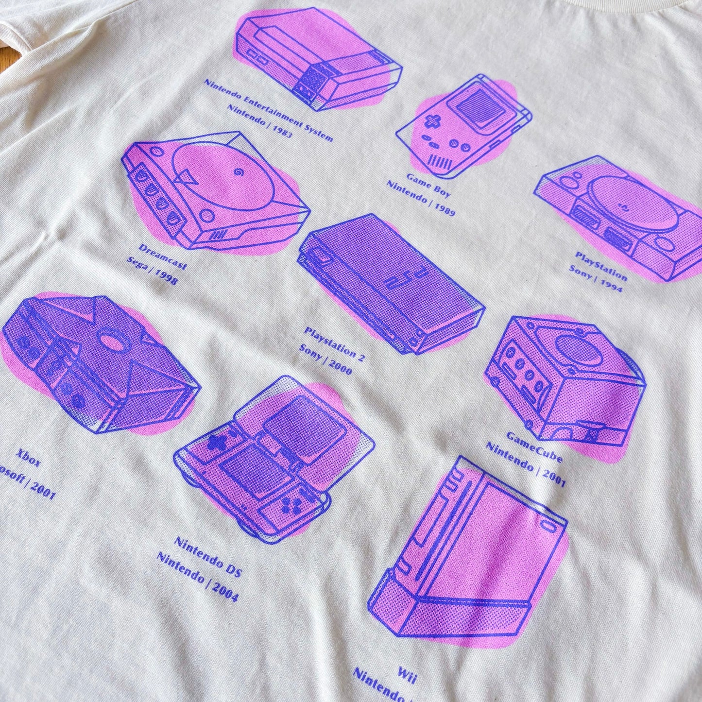 Game Console Screenprinted T-Shirt