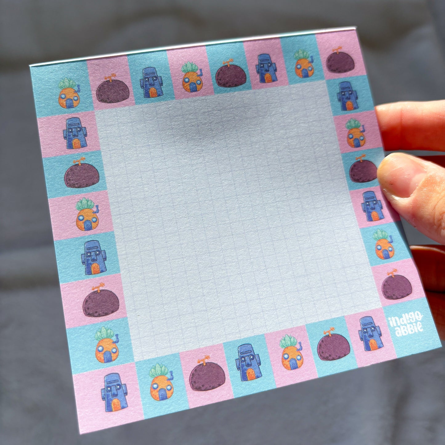 Bikini Bottom Houses Square Notepad | Spongebob Squarepants Note Pad