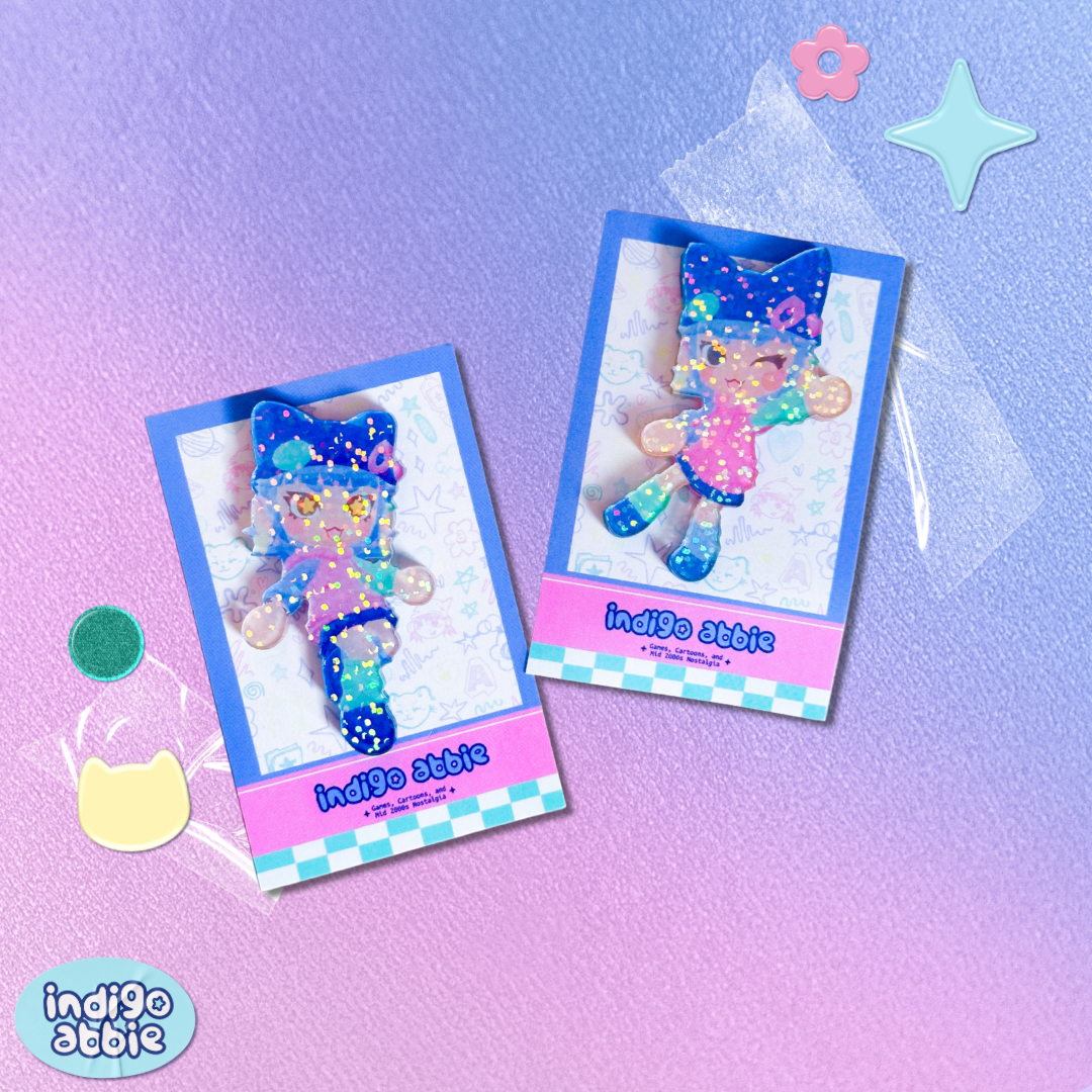 indigoabbie acrylic pin blind bag