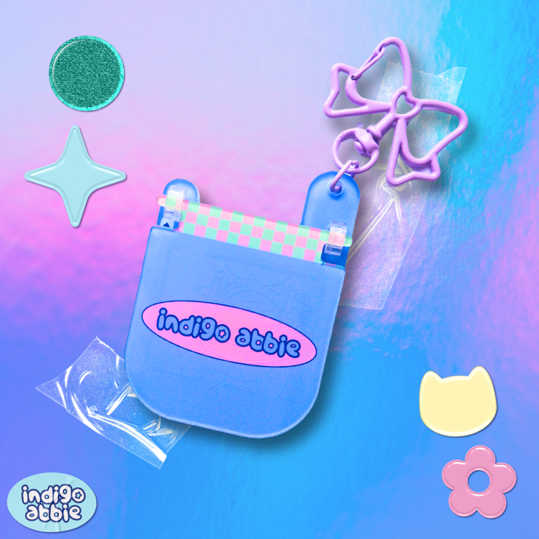 indigoabbie pictochat flip keyring