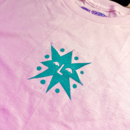 [M] 'The Star' Pink & Green T-Shirt