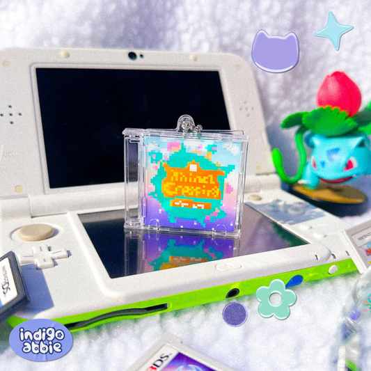 animal crossing pixel cd keyring
