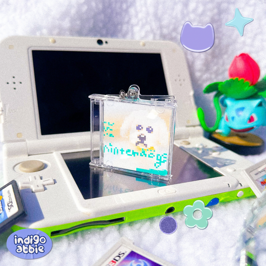 nintendogs labrador cd pixel keyring