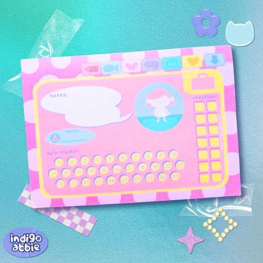 animal crossing tracker notepad