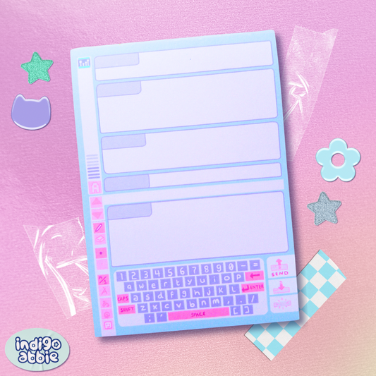 pictochat DS notepad