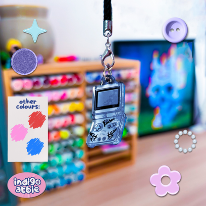 gameboy sp mini console keyring