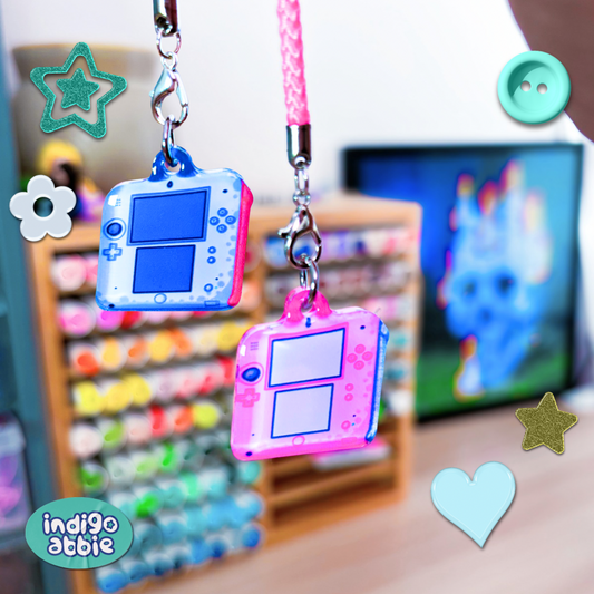 nintendo 2ds mini console keyring