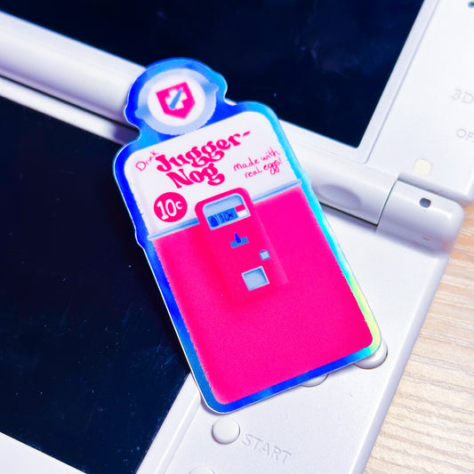 Call of Duty Jugger-Nog Holographic Sticker