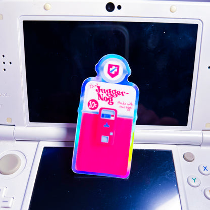 Call of Duty Jugger-Nog Holographic Sticker
