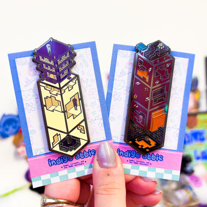 Nether Fortress & Bastion Biome Block Enamel Pin