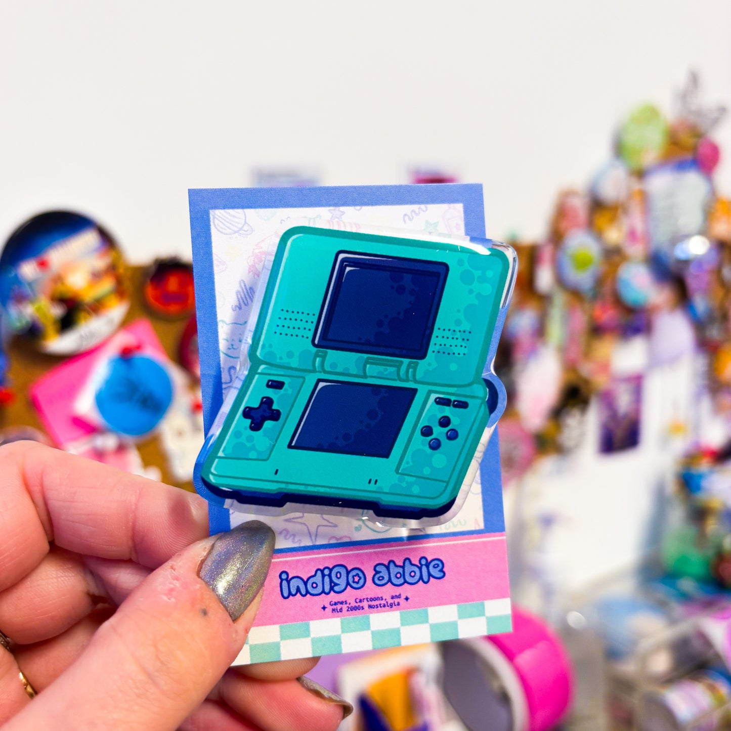 DS Phone Grip | Game Console Pop Grip Retro Nostaglia Grip
