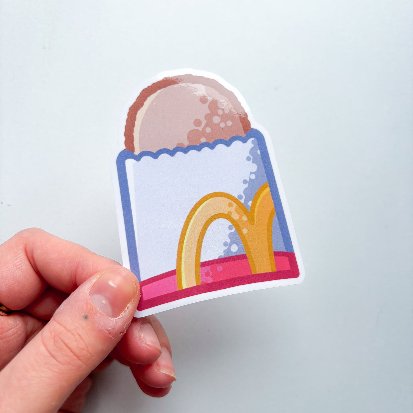 Hash Brown Vinyl Sticker | McDonalds Hash Brown Lover Sticker