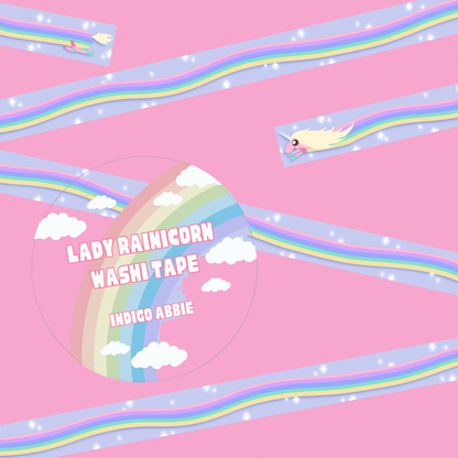 Lady Rainicorn Washi Tape