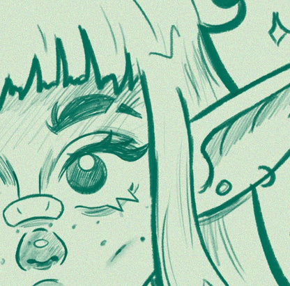 Chunky Pencil Procreate Brush