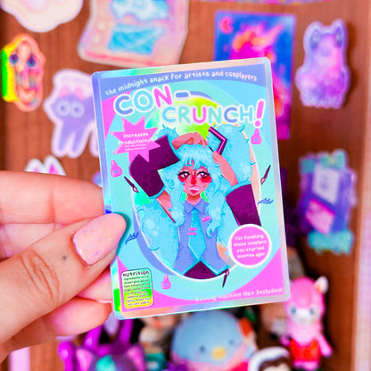 Con Crunch Cosplay Holographic Sticker | Miku Cosplay Sticker