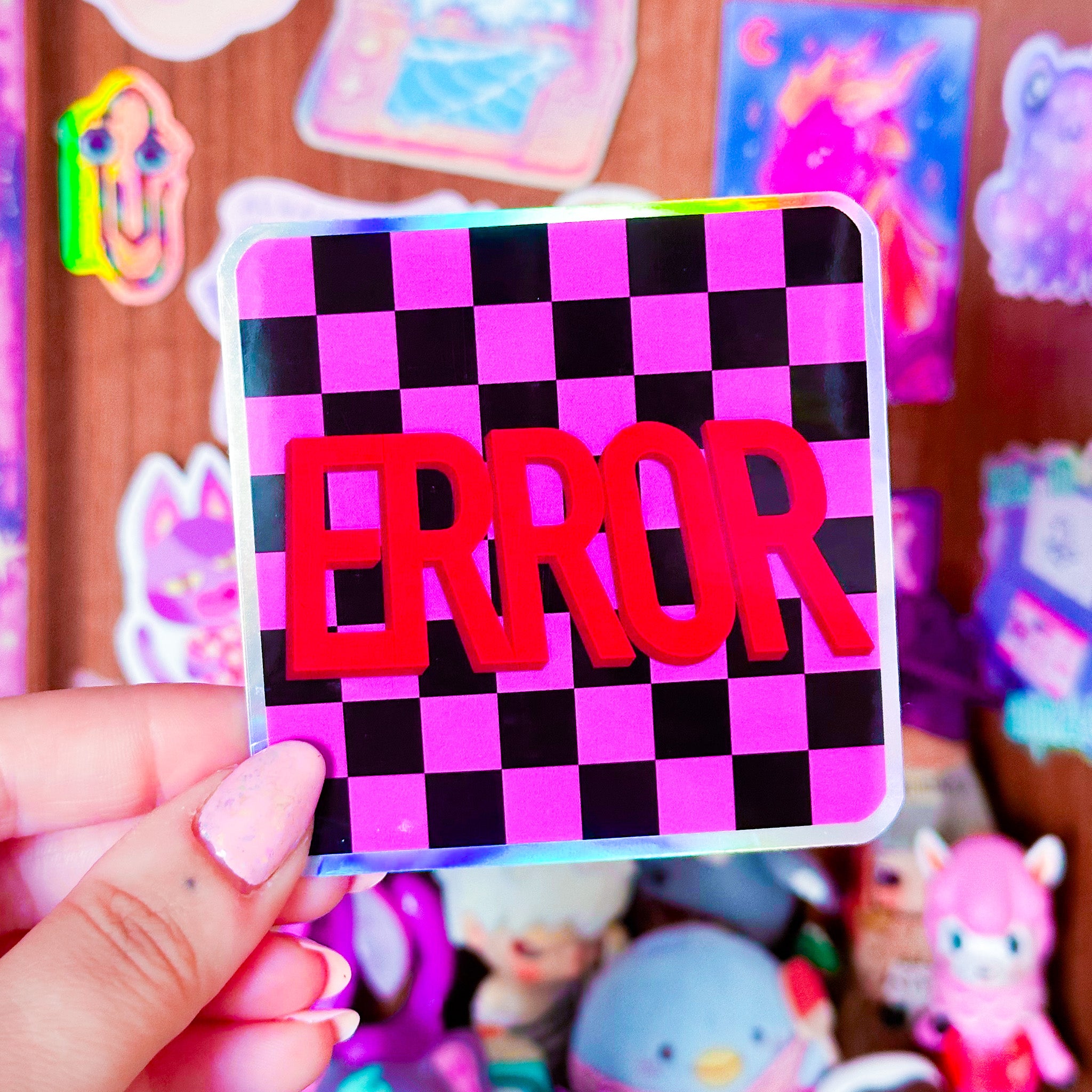 Gary’s Mod ERROR Text Holographic Sticker | GMOD Meme Sticker – IndigoAbbie