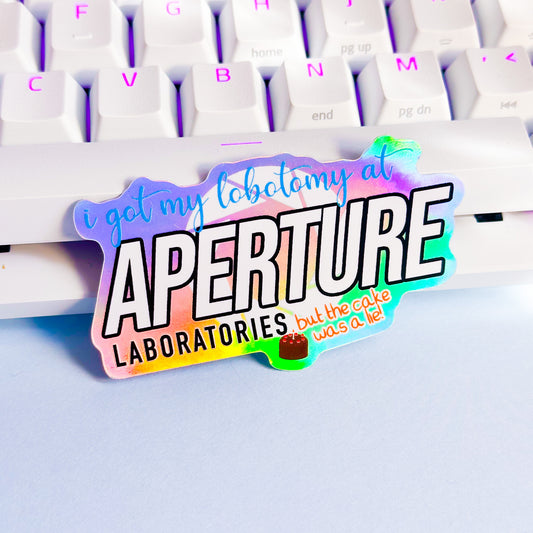 Aperture Labatories Sticker | Portal 2 Vinyl Sticker