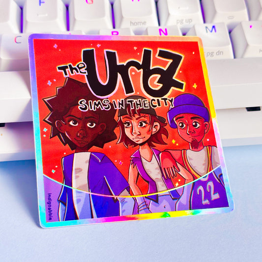 The Urbz DS Holographic Sticker | Urbz Nintendo DS Retro Sticker