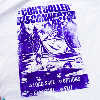 [L] Controller Disconnected Natural T-Shirt