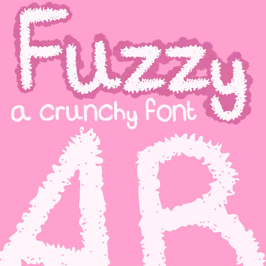 ‘Fuzzy’ Font