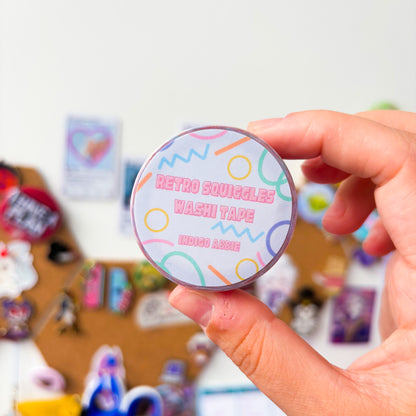 Retro Squiggles Washi Tape