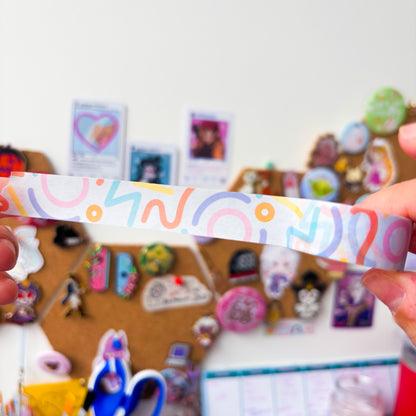 Retro Squiggles Washi Tape