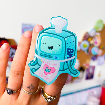 Chef BMO Phone Grip | Adventure Time Glitter Pop Grip BMO
