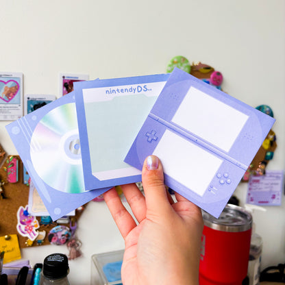 CD Case Notepad | Retro Y2K Stationary Notepad, 2000s Nostalgia Gift Idea