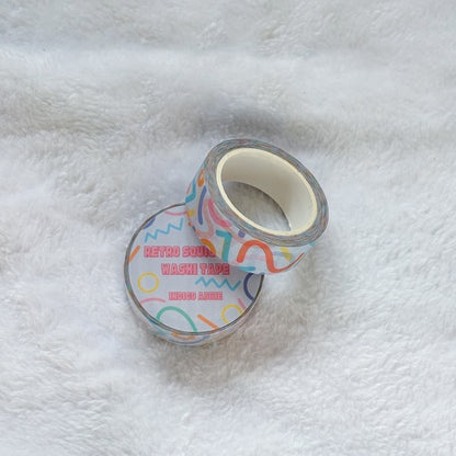 Retro Squiggles Washi Tape