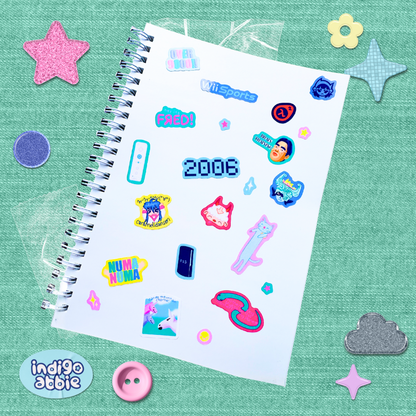 y2k reusable sticker book