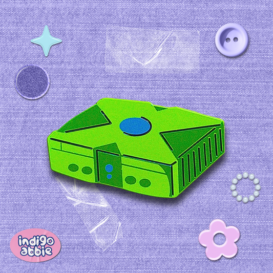 xbox original console enamel pin