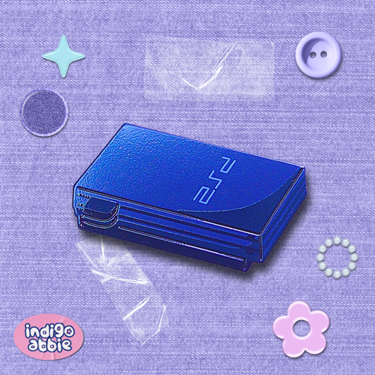 ps2 console enamel pin
