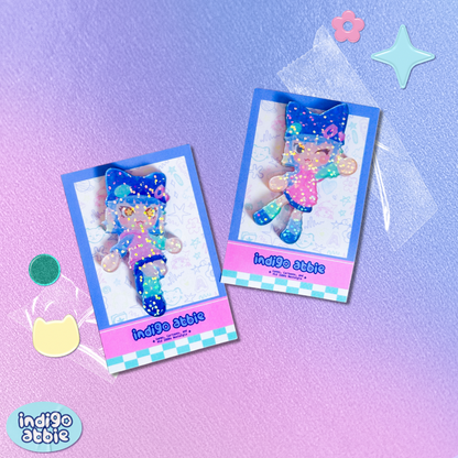 indigoabbie acrylic pin blind bag