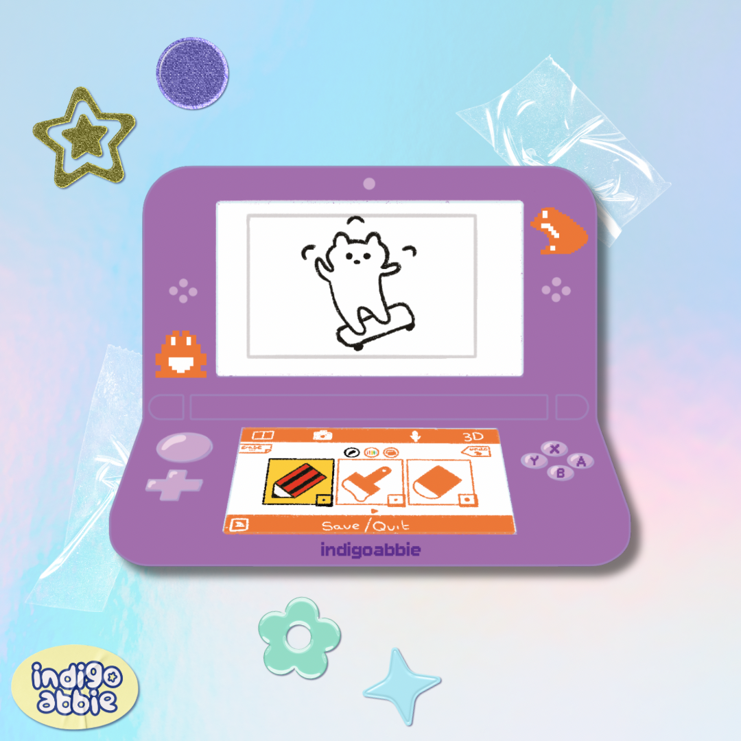 [PREORDER] flipnote ds tinplate pin badge