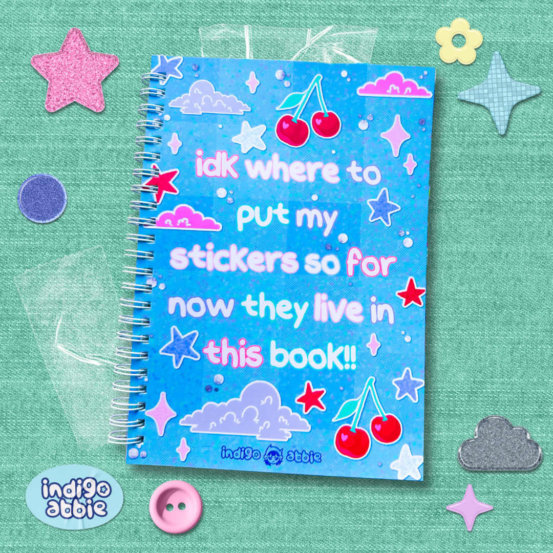 y2k reusable sticker book