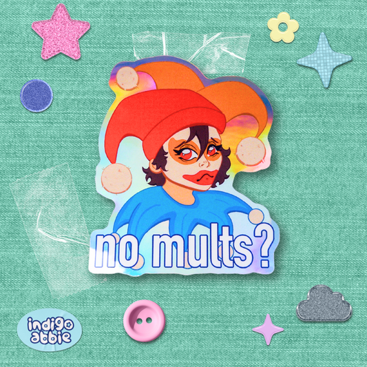 balatro joker holographic sticker